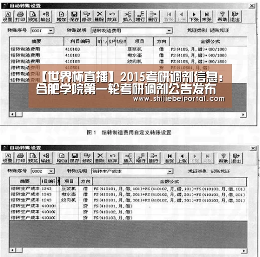 【世界杯直播】2015考研调剂信息:合肥学院第一轮考研调剂公告发布(图1) 比赛集锦